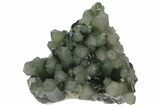 Hedenbergite Included Quartz Crystal Cluster - Mongolia #163988-2